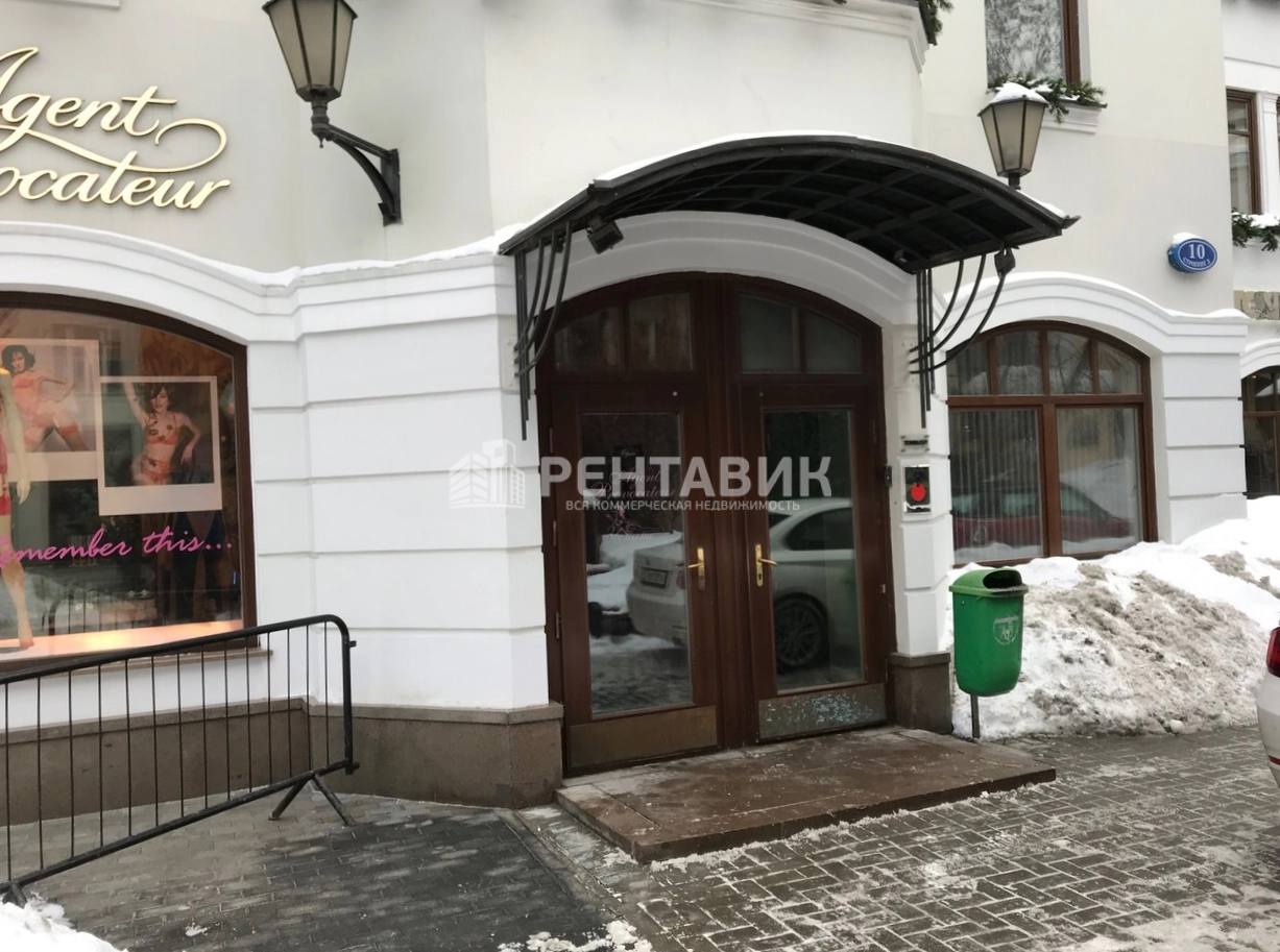 фасад дома, здание по адресу г Москва, Столешников пер, д 10 стр 3