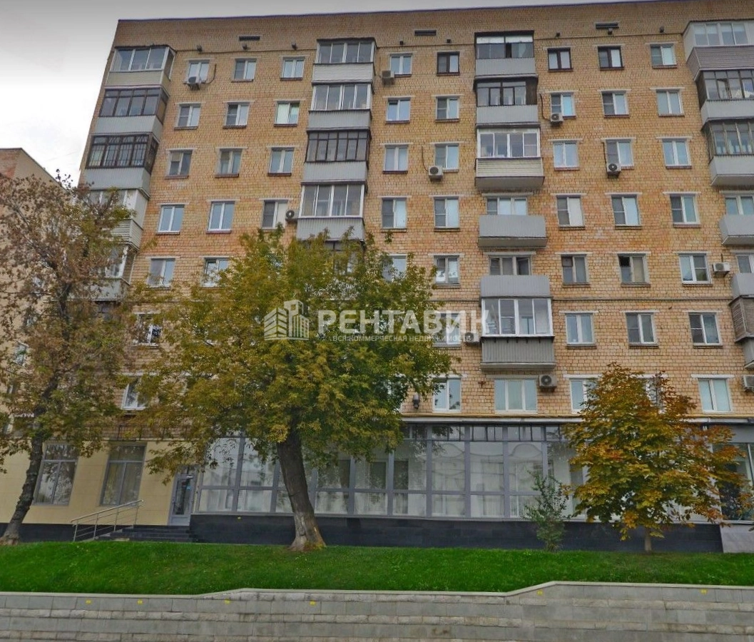 фасад дома, здание по адресу г Москва, Варшавское шоссе, д 18 к 1