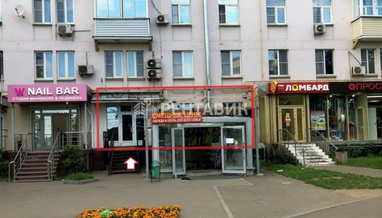 фасад дома, здание по адресу г Москва, Хорошёвское шоссе, д 88 