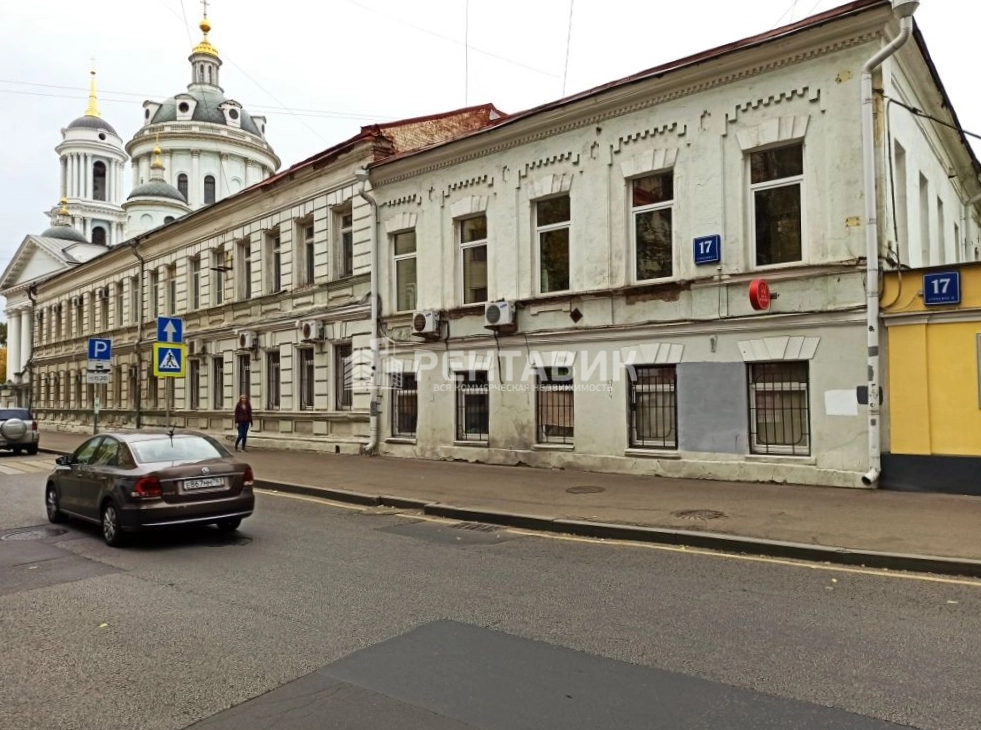 фасад дома, здание по адресу г Москва, ул Александра Солженицына, д 17 стр 1 
