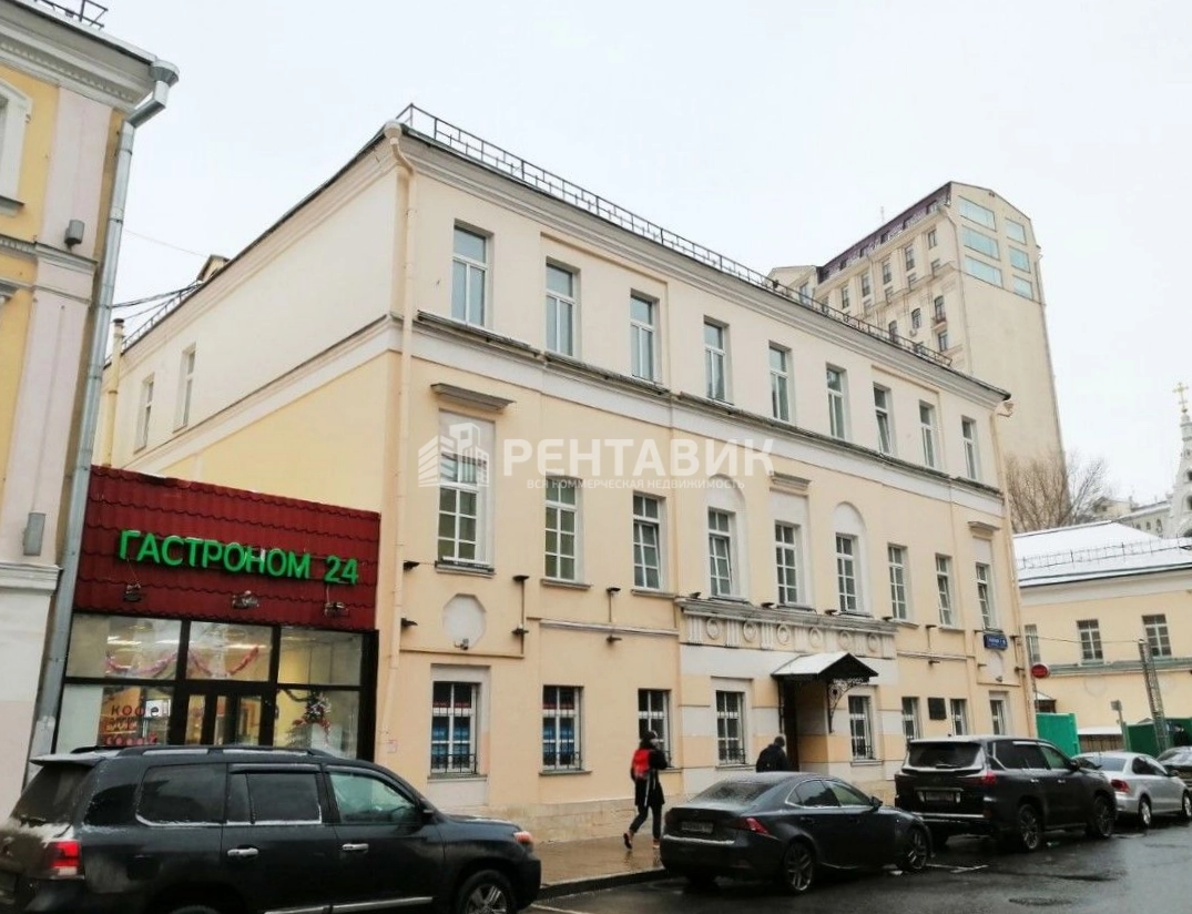 фасад дома, здание по адресу г Москва, Газетный пер, д 9 стр 2