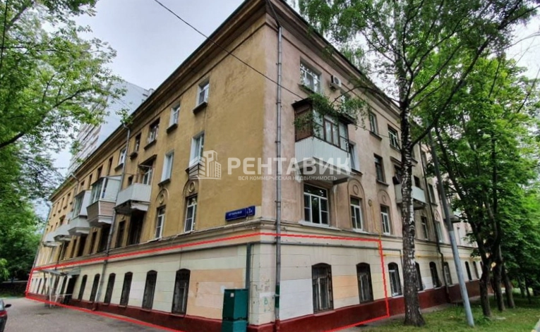 фасад дома, здание по адресу г Москва, ул 14-я Парковая, д 3А 