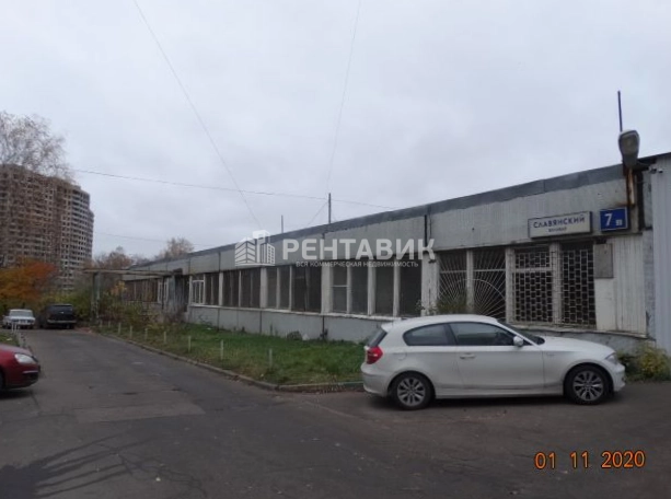 фасад дома, здание по адресу г Москва, Славянский б-р, д 7 к 2 