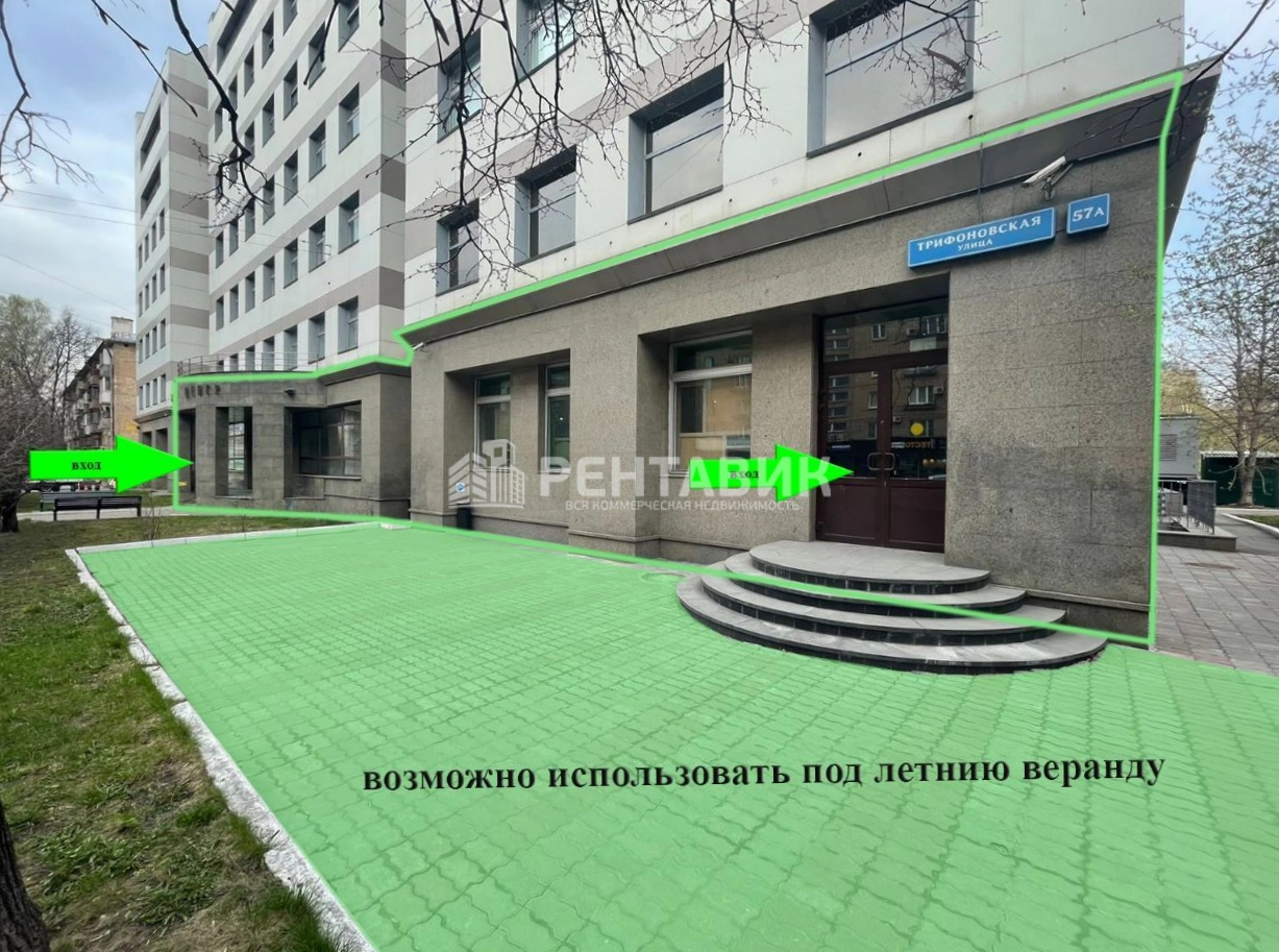 фасад дома, здание по адресу г Москва, ул Трифоновская, д 57А