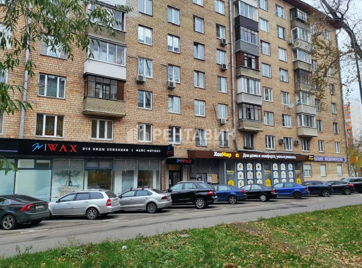 фасад дома, здание по адресу г Москва, Ленинградский пр-кт, д 74 к 4