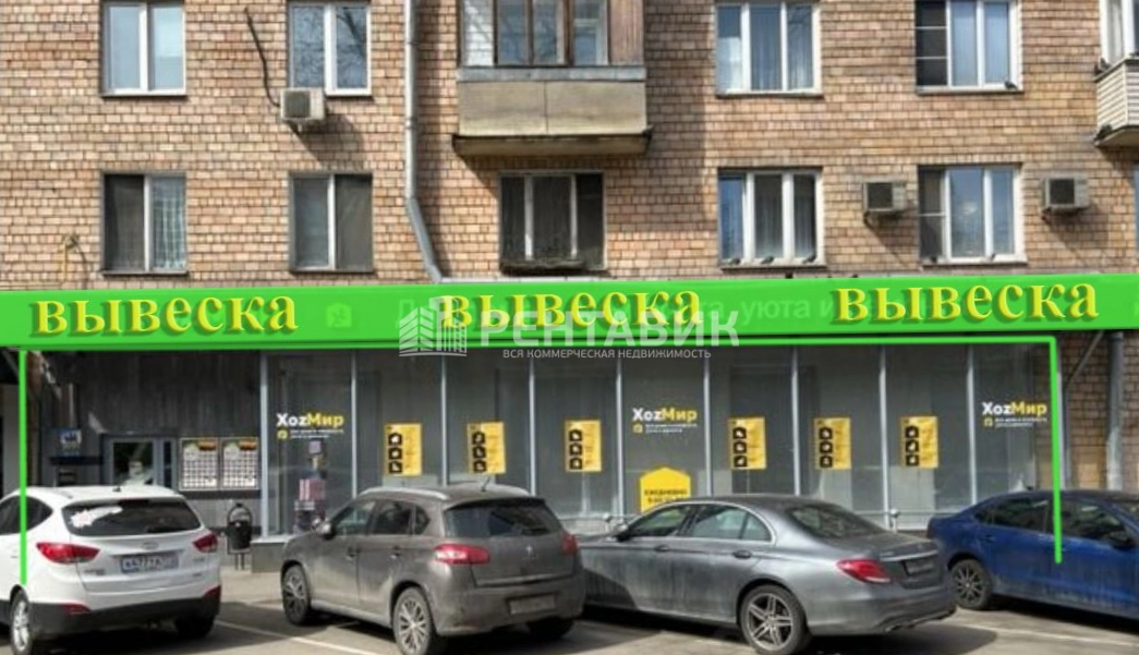 фасад дома, здание по адресу г Москва, Ленинградский пр-кт, д 74 к 4