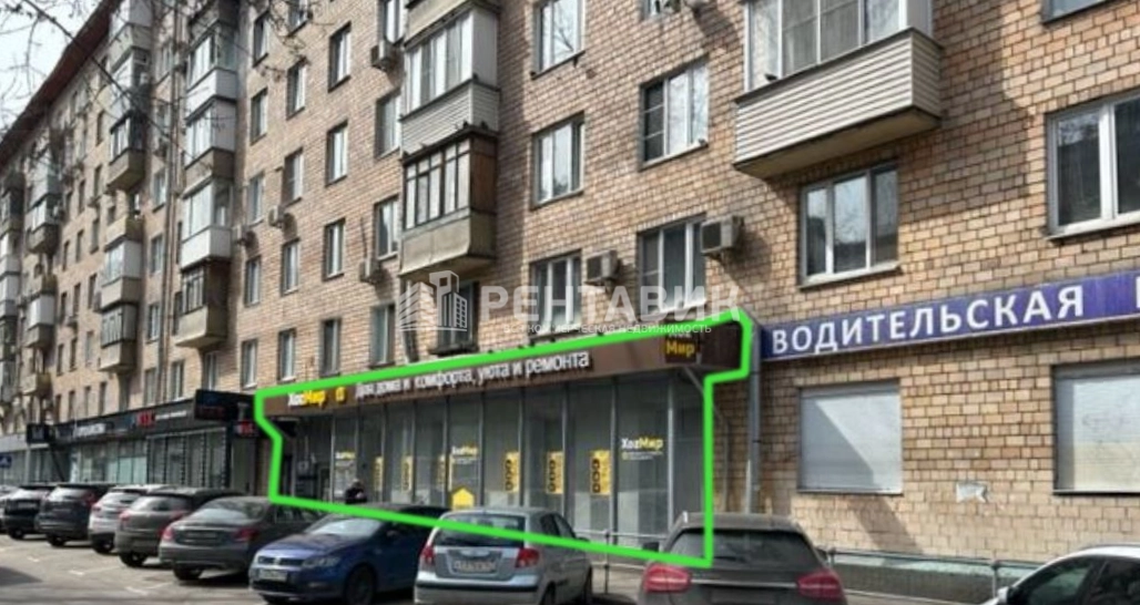 фасад дома, здание по адресу г Москва, Ленинградский пр-кт, д 74 к 4