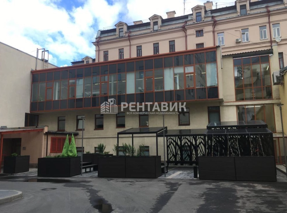 фасад дома, здание по адресу г Москва, Большой Кисловский пер, д 4 стр 3
