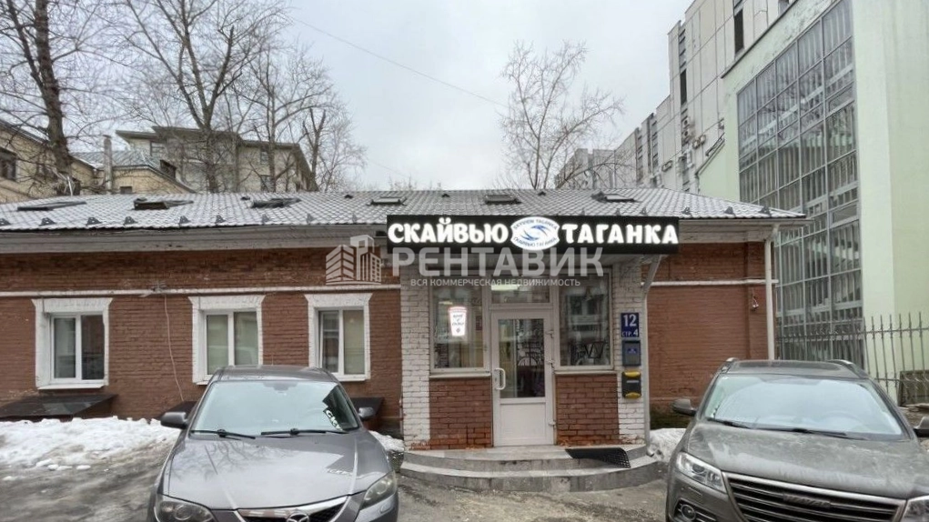 фасад дома, здание по адресу г Москва, Тетеринский пер, д 12 стр 4