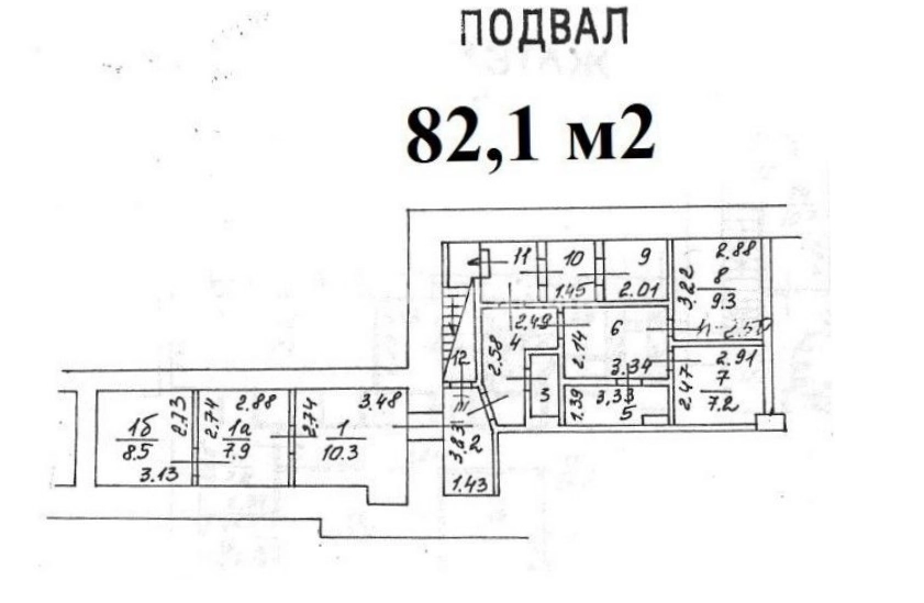 Помещение свободного назначения Автозаводская, 5 площадью 509 квадратных метров