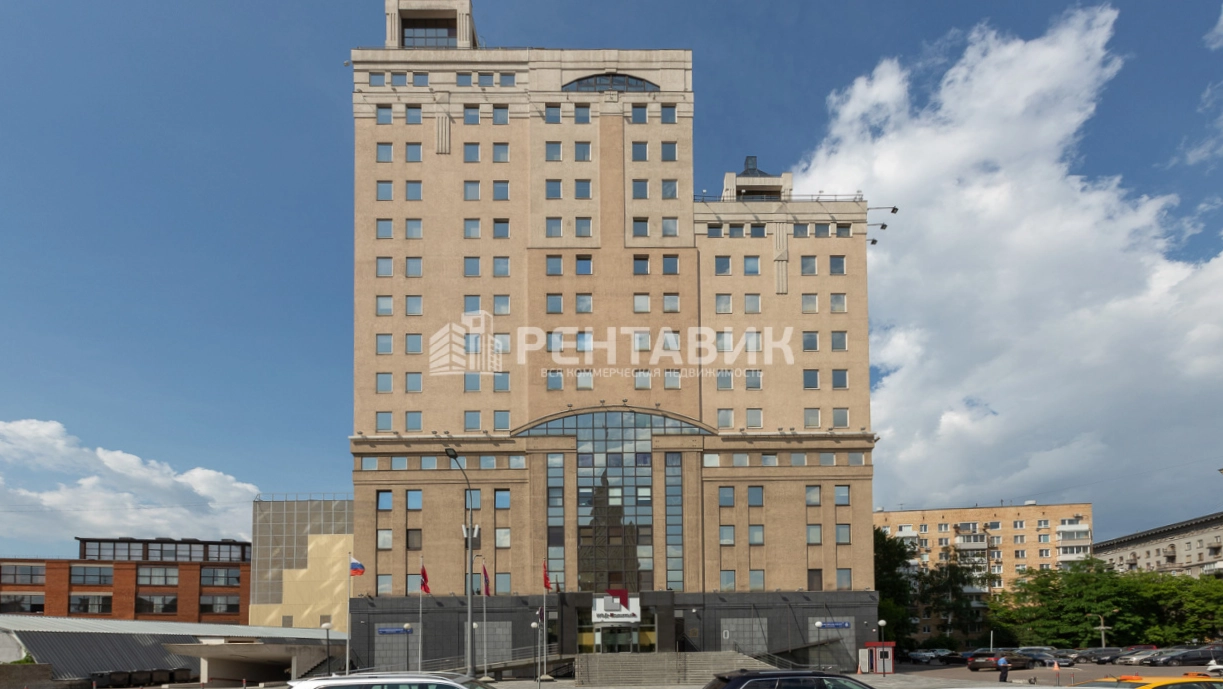 фасад дома, здание по адресу г Москва, Краснопресненская наб, д 8 