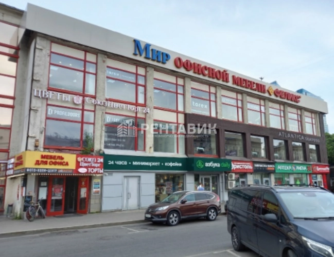 фасад дома, здание по адресу г Москва, Кутузовский пр-кт, д 36А