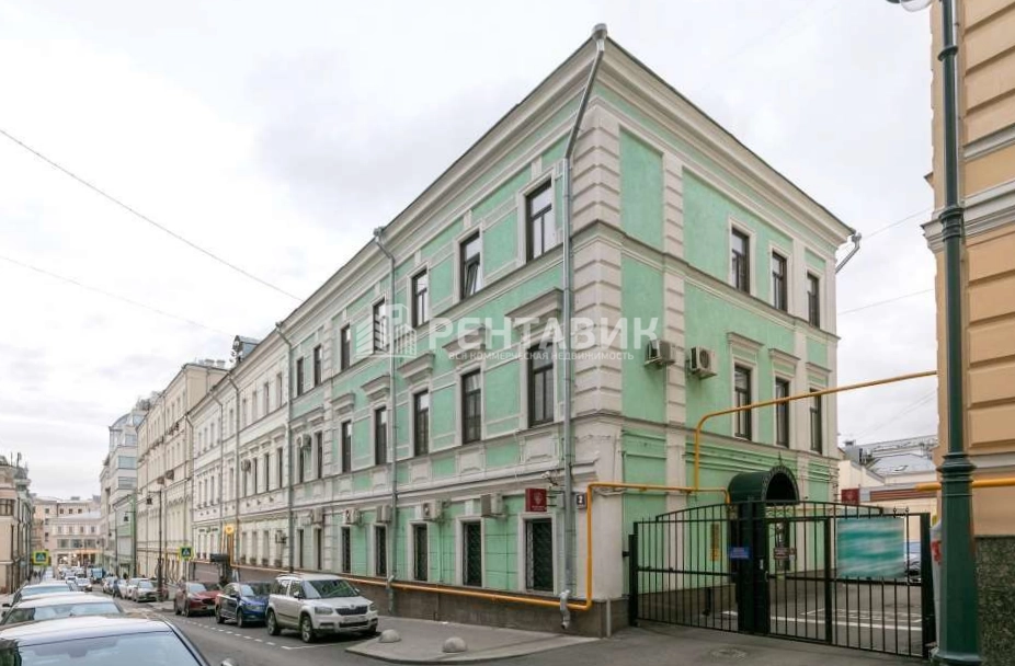 фасад дома, здание по адресу г Москва, Дмитровский пер, д 2 стр 1