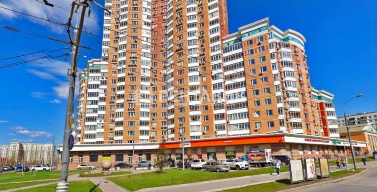 фасад дома, здание по адресу г Москва, Мичуринский пр-кт, д 26 