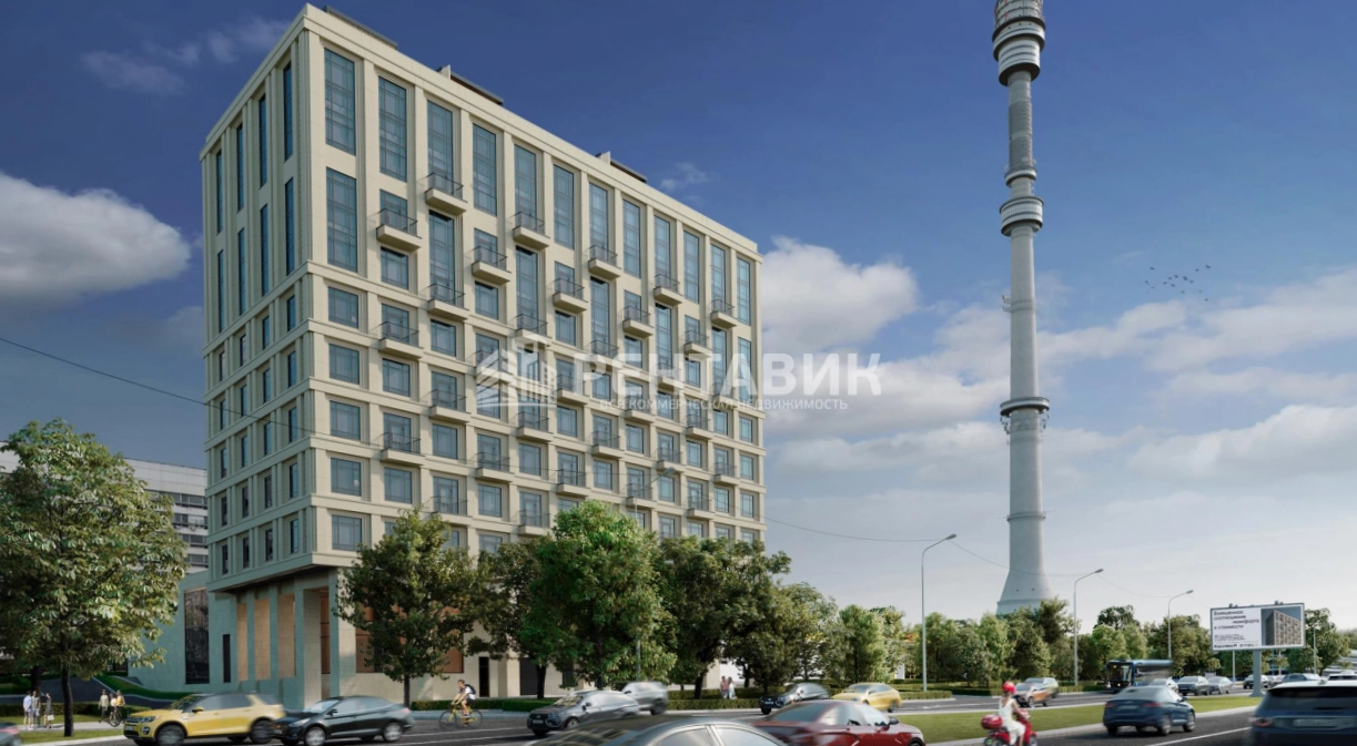 фасад дома, здание по адресу г Москва, ул Академика Королева, влд 13А