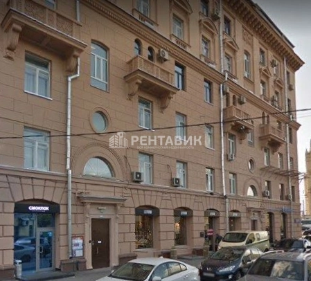 фасад дома, здание по адресу г Москва, Новинский б-р, д 28/35 стр 1