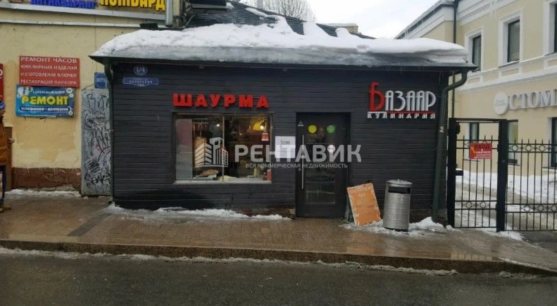 фасад дома, здание по адресу г Москва, Солянский тупик, д 1/4 стр 1