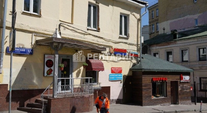 фасад дома, здание по адресу г Москва, Солянский тупик, д 1/4 стр 1