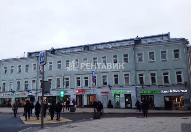 фасад дома, здание по адресу г Москва, ул Мясницкая, д 10 стр 1
