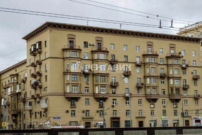 фасад дома, здание по адресу г Москва, Ленинградский пр-кт, д 69