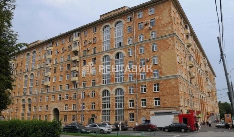 фасад дома, здание по адресу г Москва, Ломоносовский пр-кт, д 18
