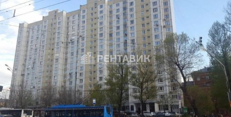 фасад дома, здание по адресу г Москва, Хорошёвское шоссе, д 11