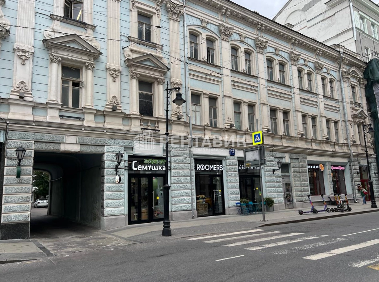 фасад дома, здание по адресу г Москва, ул Мясницкая, д 13 стр 3 