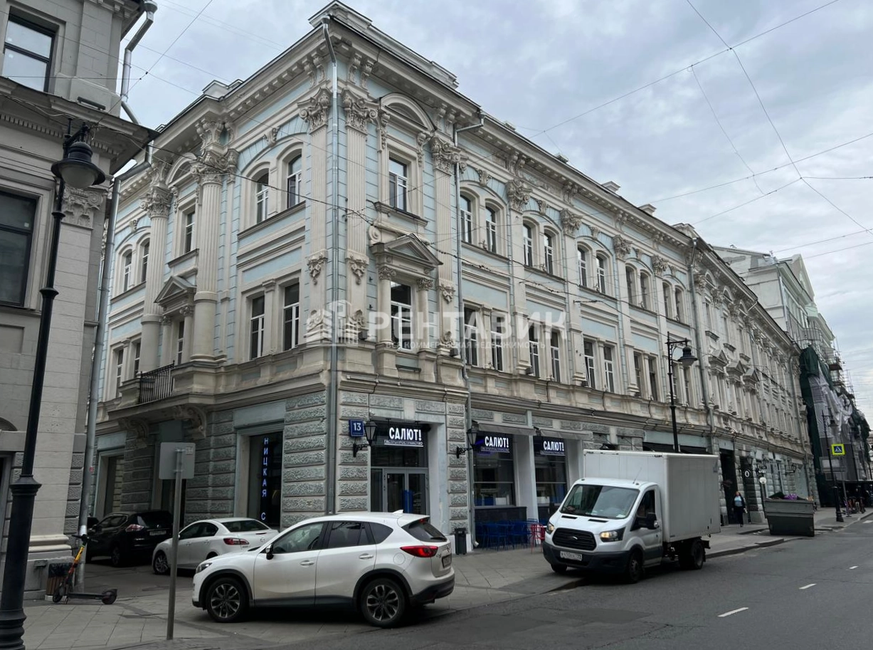 фасад дома, здание по адресу г Москва, ул Мясницкая, д 13 стр 3 