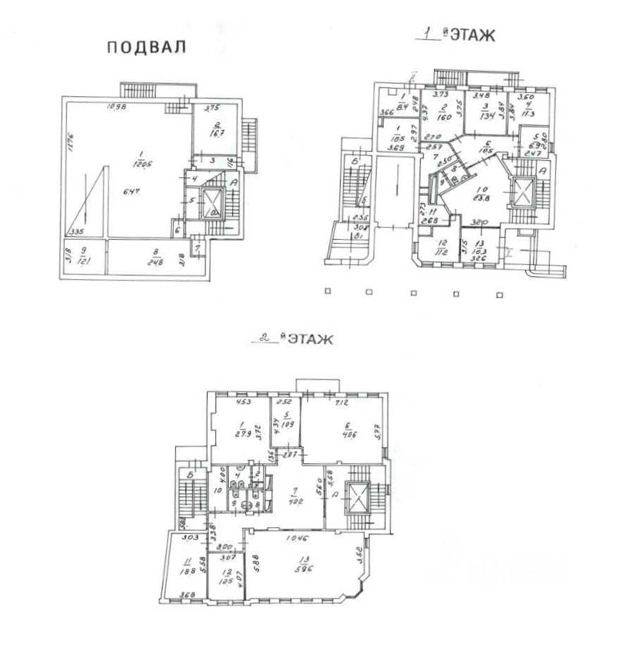 Здание целиком Доброслободская 8с4 площадью 1157 квадратных метров