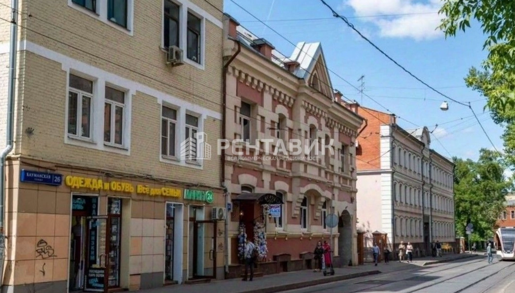 фасад дома, здание по адресу г Москва, ул Бауманская, д 24