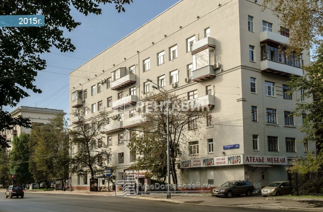 фасад дома, здание по адресу г Москва, ул Люсиновская, д 64