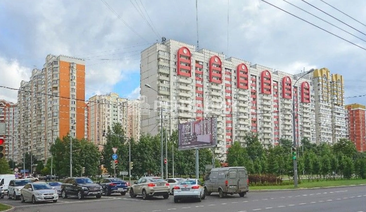 фасад дома, здание по адресу г Москва, Мичуринский пр-кт, д 9 к 1