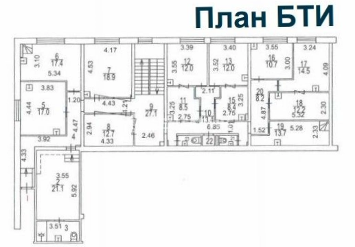 Помещение свободного назначения Вавилова, 79к1 площадью 490 квадратных метров