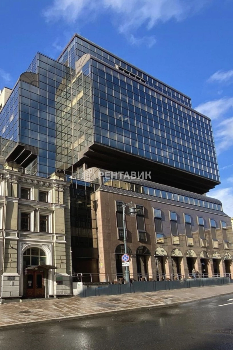фасад дома, здание по адресу г Москва, Газетный пер, д 17