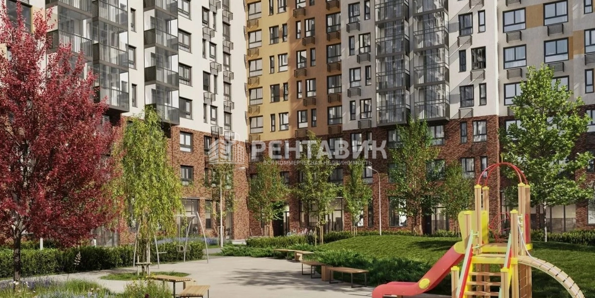 фасад дома, здание по адресу Московская обл, г Люберцы, мкр Зенино ЖК Самолёт, ул Озерная, д 2