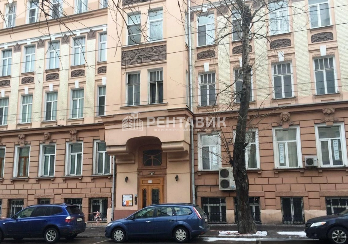 фасад дома, здание по адресу г Москва, ул Новая Басманная, д 28 стр 1 