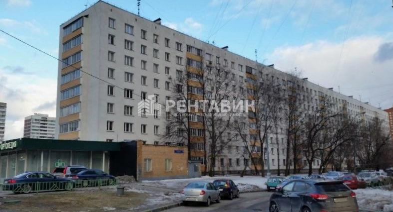 фасад дома, здание по адресу г Москва, ул Истринская, д 10 к 1