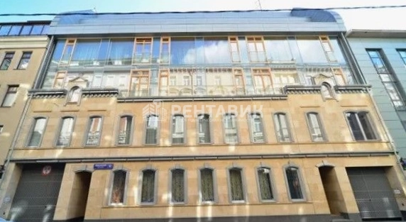 фасад дома, здание по адресу г Москва, Пожарский пер, д 13