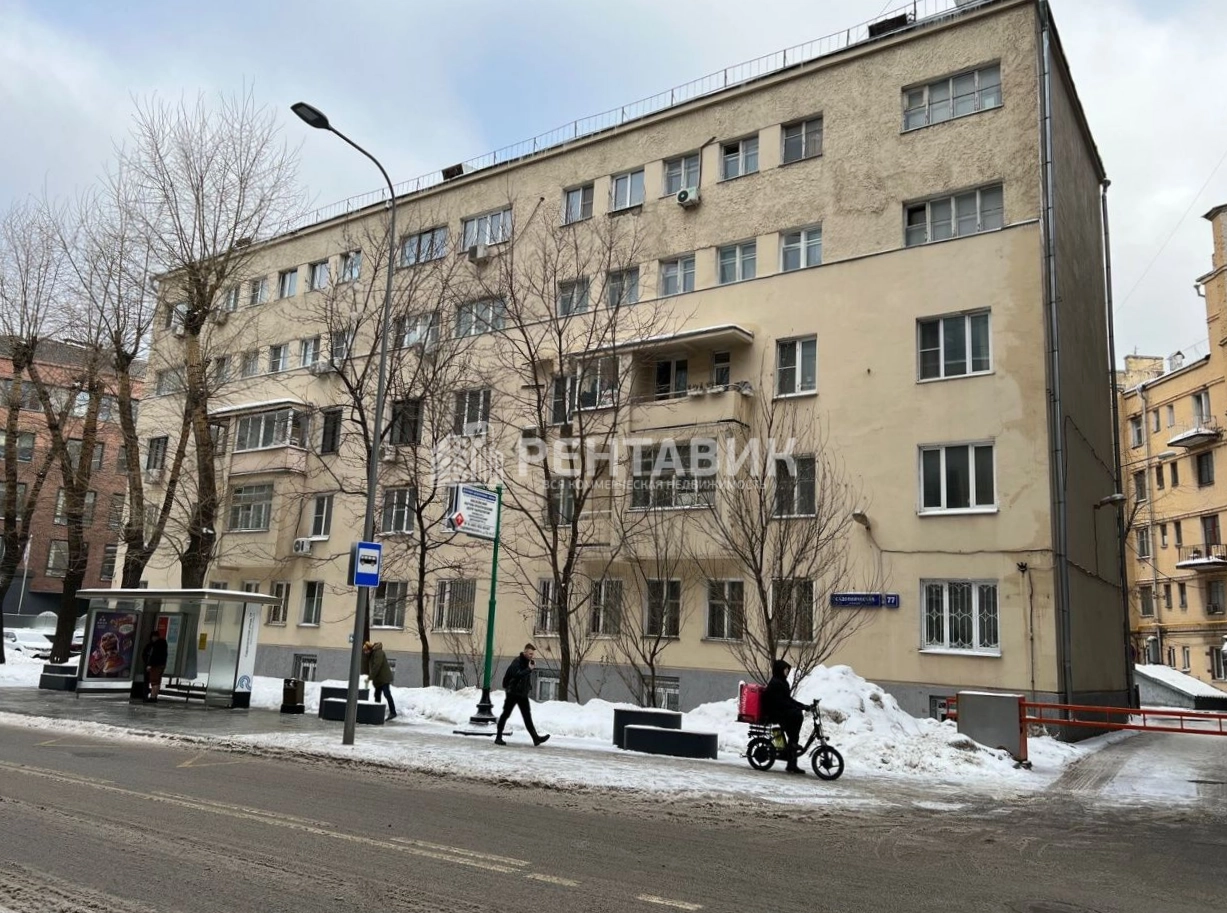 фасад дома, здание по адресу г Москва, ул Садовническая, д 77 стр 2