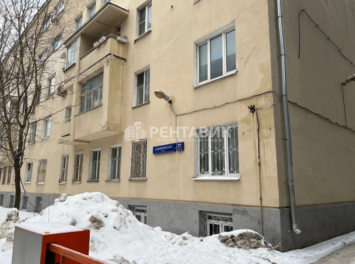 фасад дома, здание по адресу г Москва, ул Садовническая, д 77 стр 2