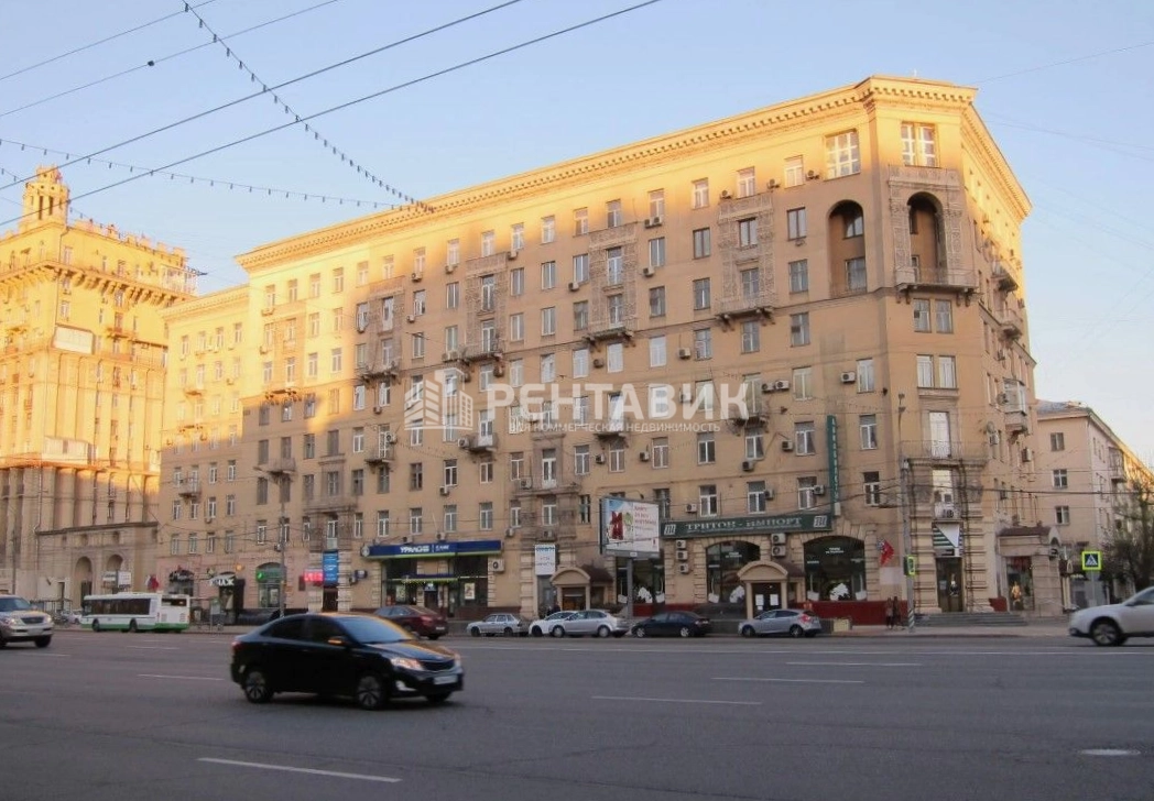 фасад дома, здание по адресу г Москва, Кутузовский пр-кт, д 27