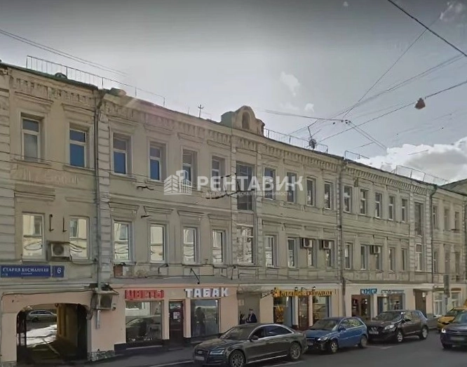 фасад дома, здание по адресу г Москва, ул Старая Басманная, д 6 стр 3