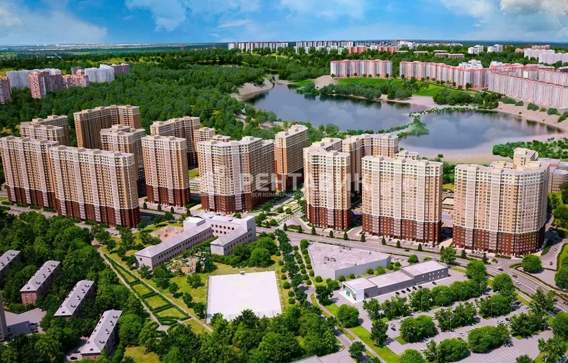 фасад дома, здание по адресу Московская обл, г Котельники, мкр Новые Котельники, д 20