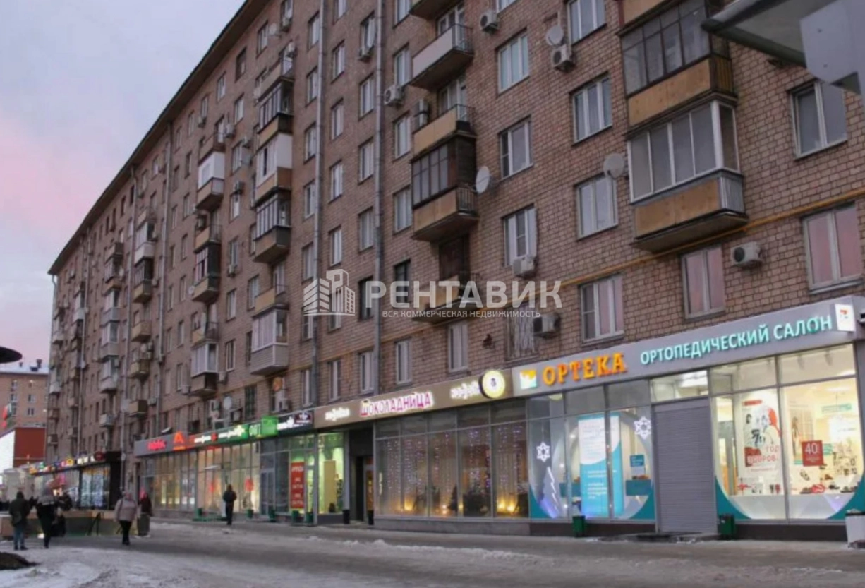 фасад дома, здание по адресу г Москва, Ленинградский пр-кт, д 74