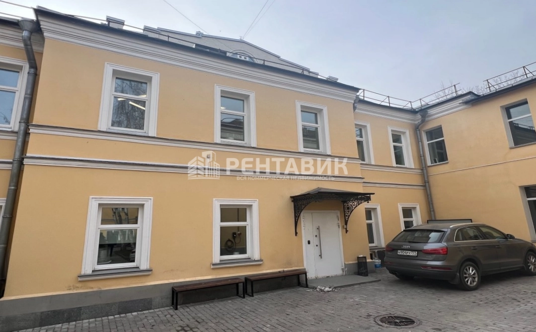 фасад дома, здание по адресу г Москва, Калашный пер, д 12 стр 2