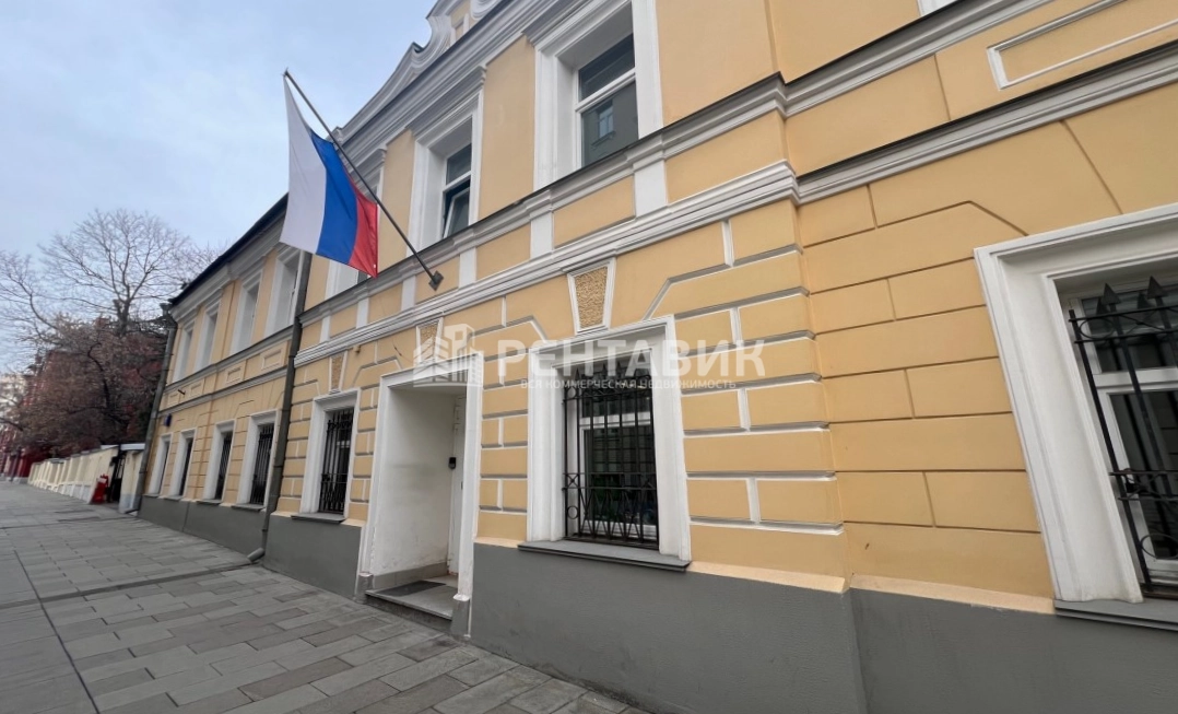 фасад дома, здание по адресу г Москва, Калашный пер, д 12 стр 2