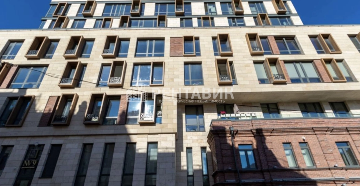 фасад дома, здание по адресу г Москва, Большой Николоворобинский пер, д 9 к 1