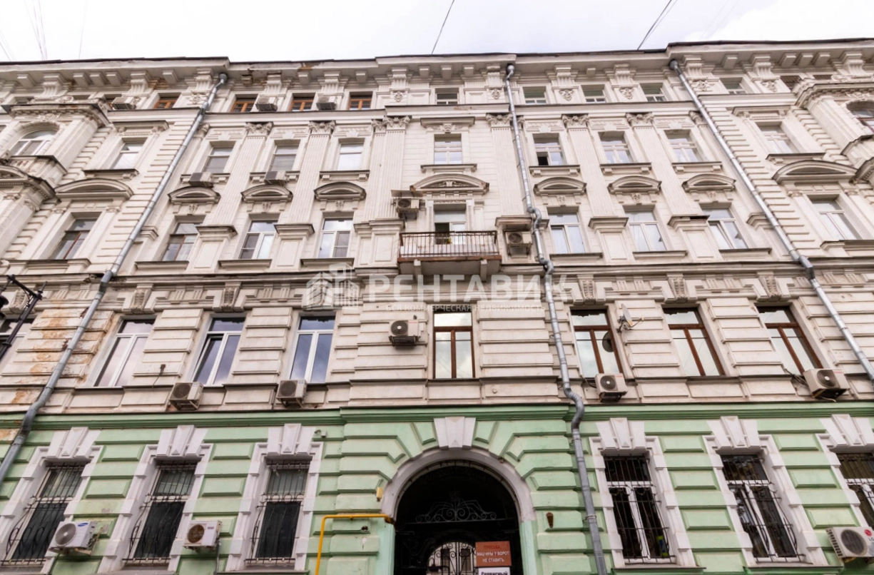 фасад дома, здание по адресу г Москва, Армянский пер, д 7