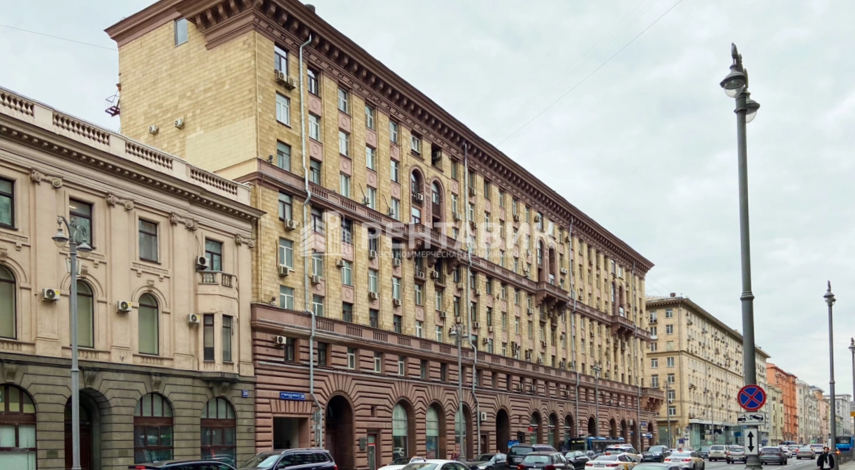 фасад дома, здание по адресу г Москва, ул 1-я Тверская-Ямская, д 28