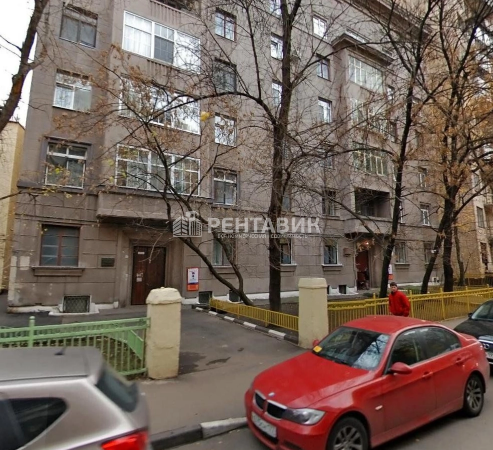 фасад дома, здание по адресу г Москва, Спиридоньевский пер, д 8
